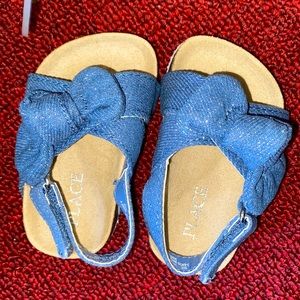 Blue baby girl sandals 3-6month